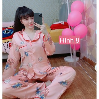 Đồ mặc nhà Pijama lụa satin mát mịn