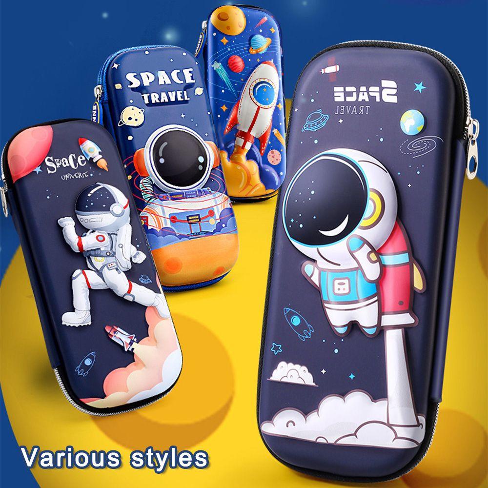 KUNHEV Hộp Đựng Bút EVA Họa Tiết Hoa Mẫu Đơn 3D Dễ Thương Tiện Dụng Cho Học Sinh