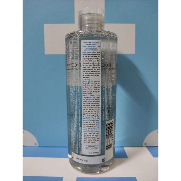 Nước tẩy trang giàu khoáng cho da nhạy cảm La Roche-Posay Micellar Water Ultra Sensitive Skin 400ml | BigBuy360 - bigbuy360.vn