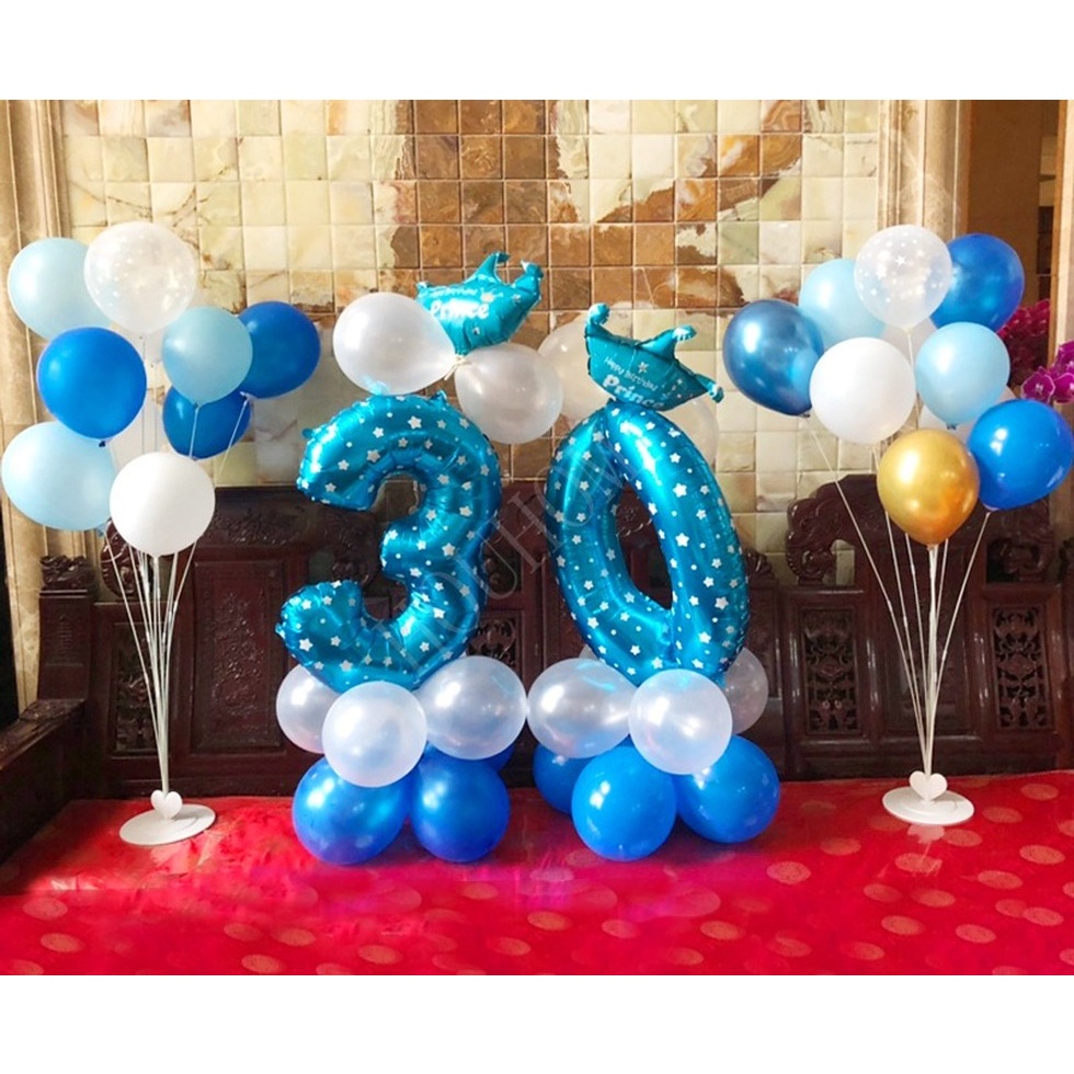 1 Set Bong Bóng Kèm Giá Đỡ Dùng Trang Trí Tiệc Sinh Nhật