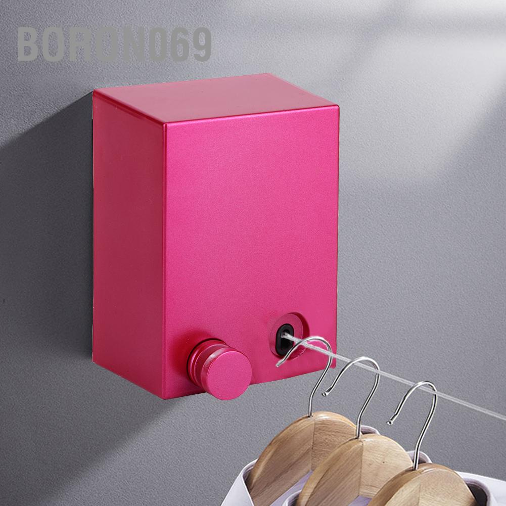 Dây phơi quần áo có thể thu vào tường trong nhà cho khách sạn Giặt là ban công tại Boron069