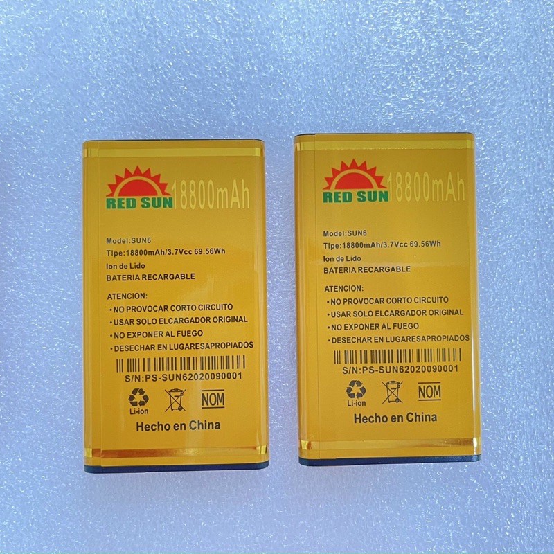 Pin điện thoại Redsun 6 dung lượng 18.800mAh - Pin mới tháo máy