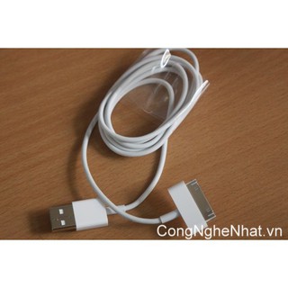 Cáp sạc iphone 4, 4s, ipad 1, 2 mới 100%, bảo hành 3 tháng.mới 100%