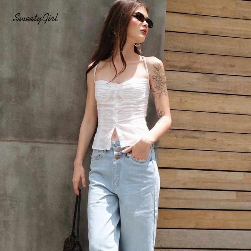 Áo Tank Top Ôm Dáng Màu Sắc Trơn Quyến Rũ Thời Trang 2022 Cho Nữ