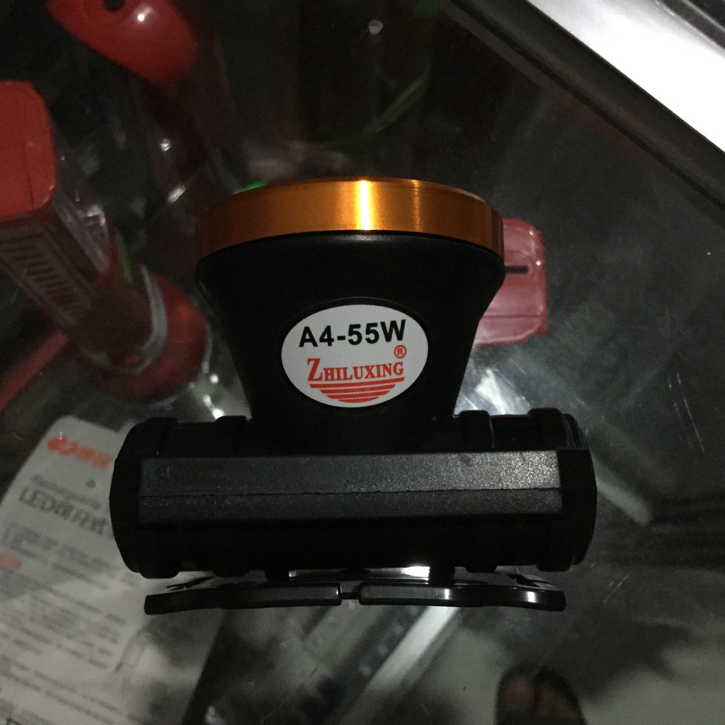 Đèn pin đội đầu A4 55w chiếu xa cực sáng