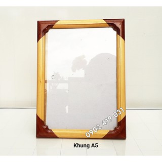 Khung ảnh a5 gỗ thông