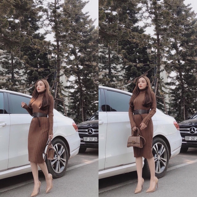 Giày cao gót bigtree da bóng fullbox hàng quảng châu cao cấp