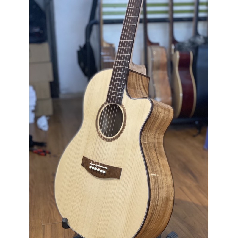 Acoustic gỗ Điệp Mahogany Giá Rẻ - Guitar Mạnh Linh