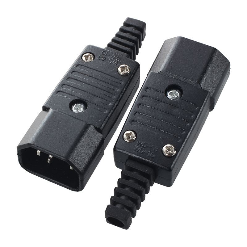 Bộ 5 đầu nối 3 chấu IEC320 C14 AC250V 10A chuyên dụng | BigBuy360 - bigbuy360.vn