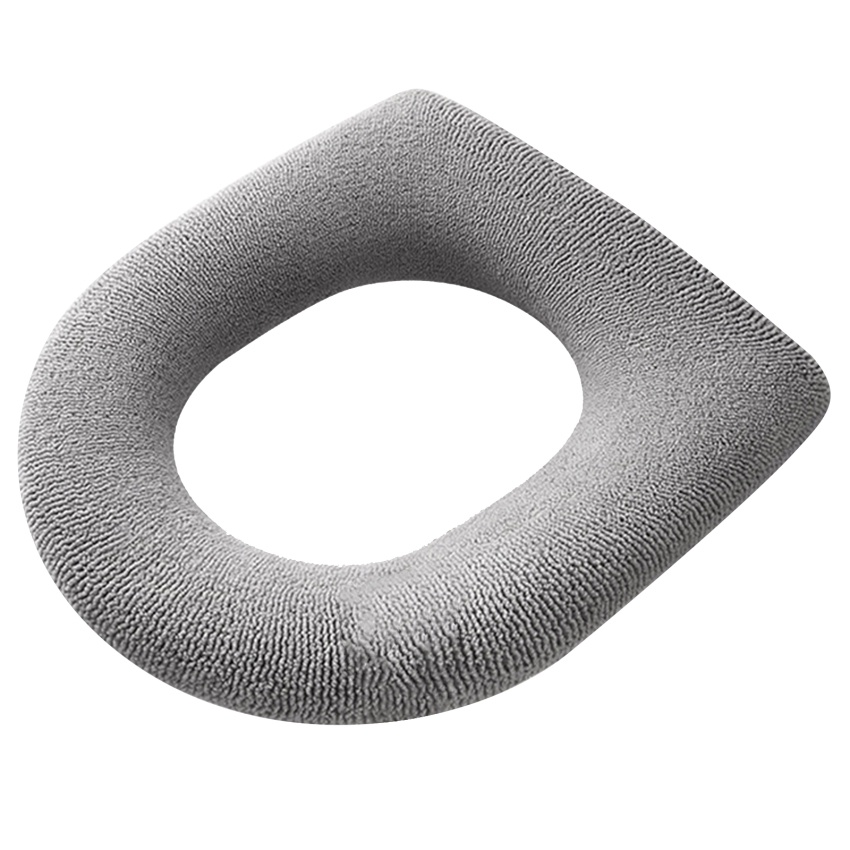 1 Tấm Lót Bệ Ngồi toilet Giữ Ấm Có Thể Giặt Lại Tiện Dụng Ốp