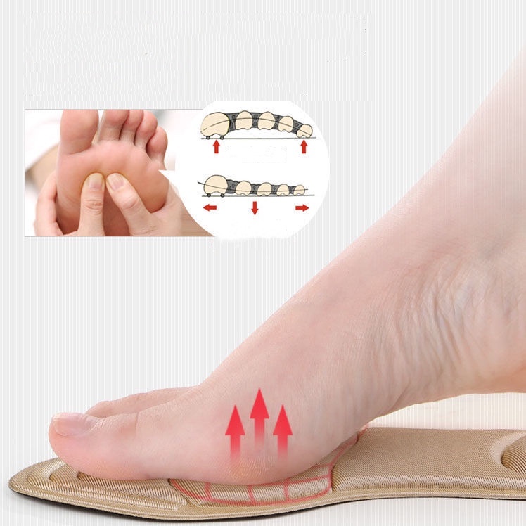 Miếng Lót Giày Cao Gót 2 Trong 1 8D Mát Xa Mềm Mại Chống Trượt Có Thể Điều Chỉnh