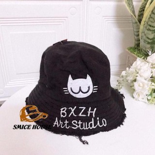 NÓN BUCKET VIỀN RÁCH ART STUDIO