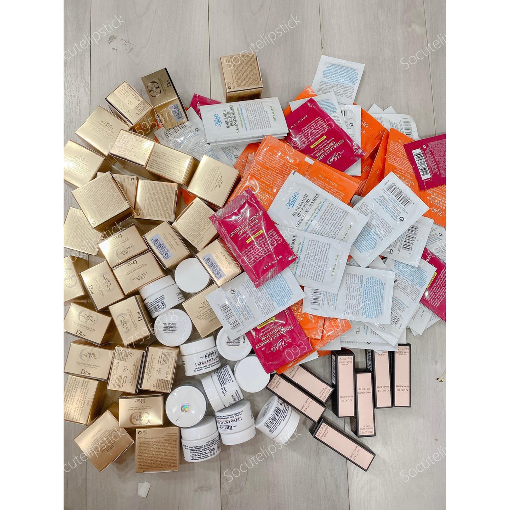 [Sample Gói] Mặt nạ Ki.ehls | Mask Kiiehl's đất sét - nghệ - ngò - hoa cúc - gừng - bơ