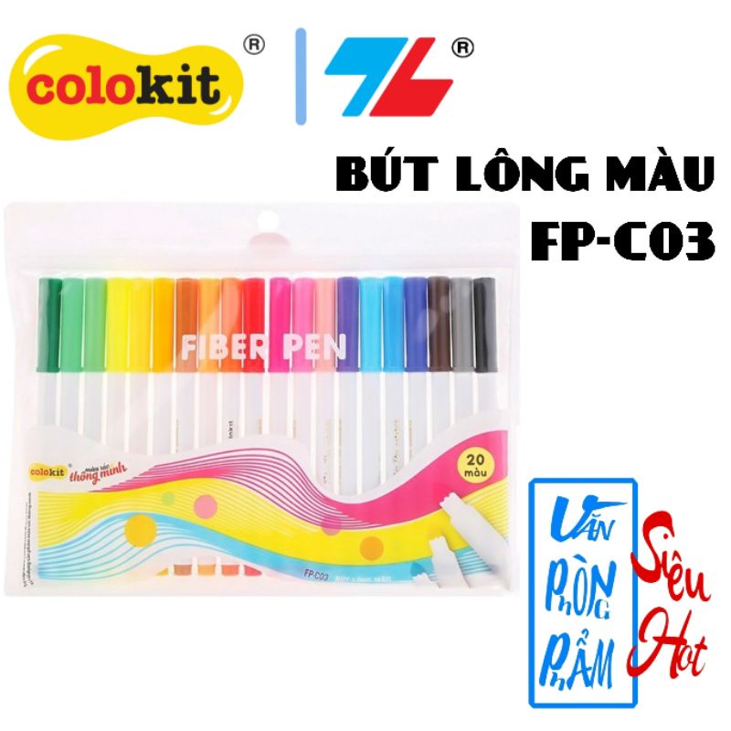 Bút Lông Màu Fiber Pen Thiên Long.