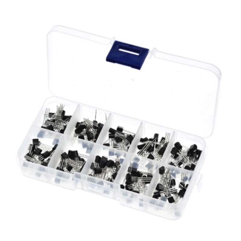 Set 200 Linh Kiện Bán Dẫn BC337 BC327 2N2222 2N2907 2N3904 2N3906 S8050 A1015 C1815
