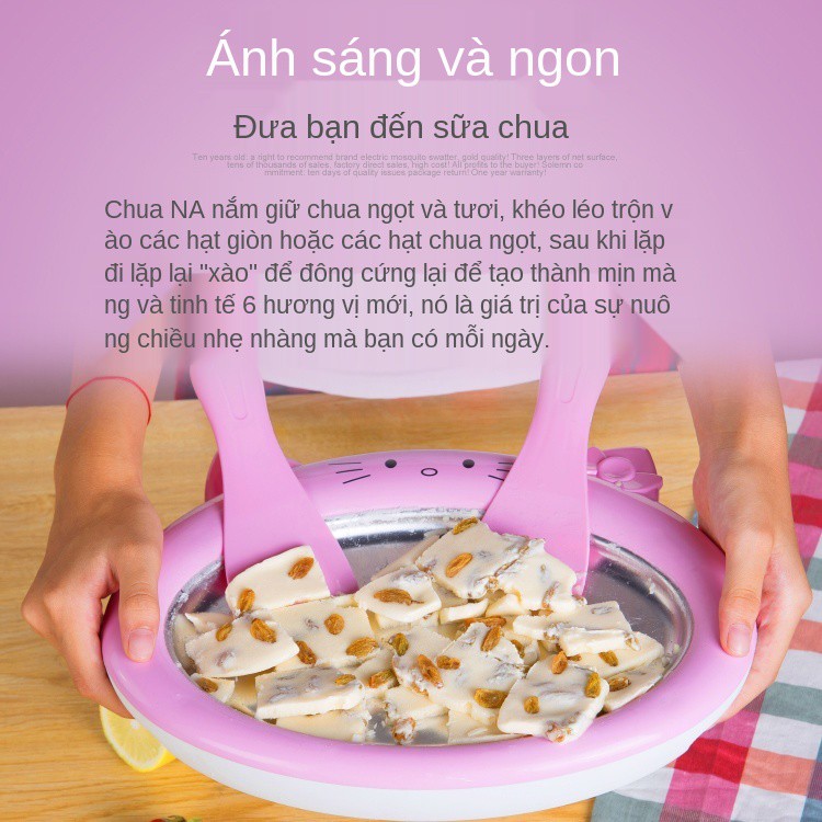 Cấp thực phẩm] Máy làm sữa chua chiên, đá viên nhỏ gia đình, sinh tố mini cho trẻ em, kem tự