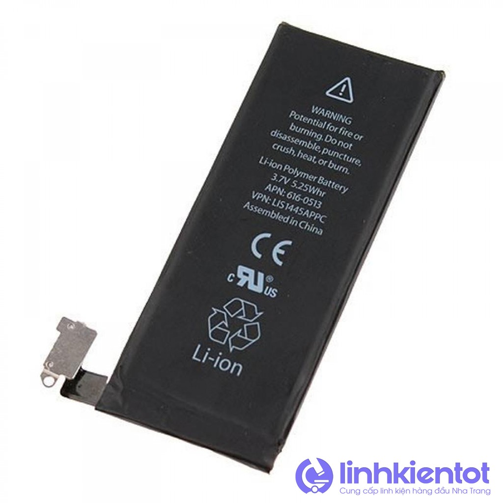 Pin Iphone 4 linh kiện - Bảo hành 6 tháng