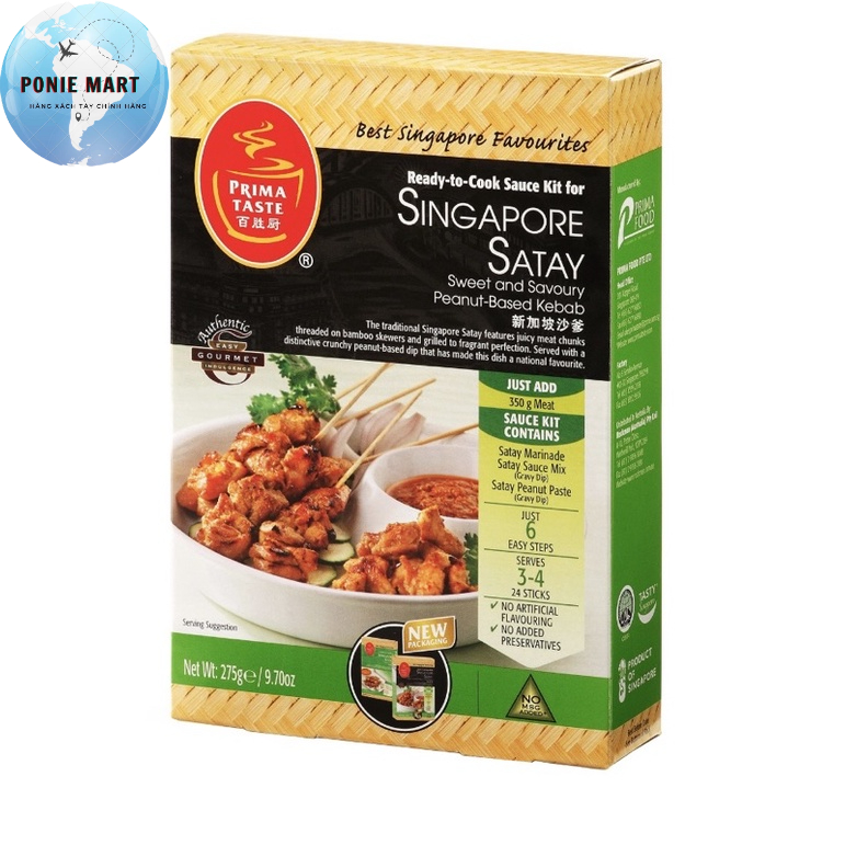 Gói gia vị Satay Singapore 275g