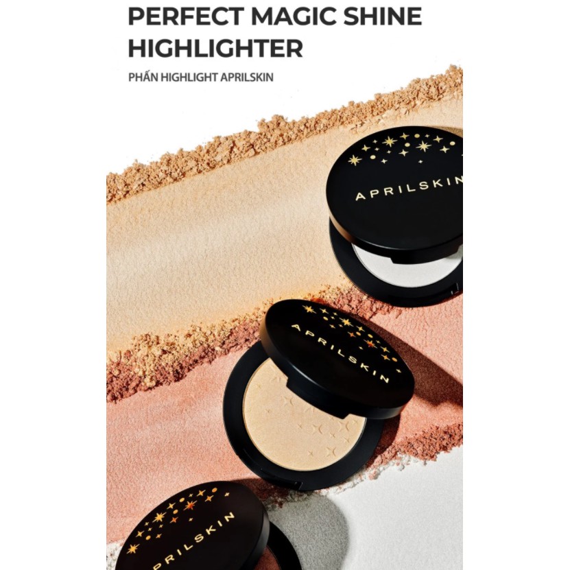 Phấn Aprilskin Highlight Perfect Magic Shine Highlighter 6g