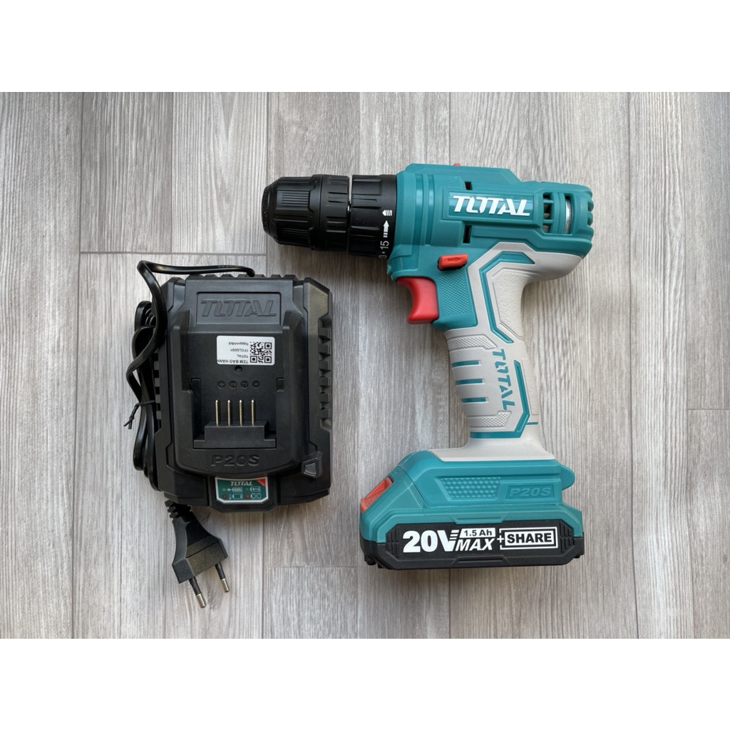 MÁY KHOAN VẶN VÍT DÙNG PIN TOTAL 20V TDLI20011