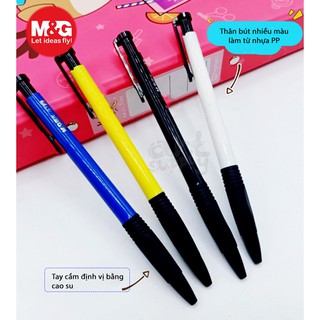 Bút bi mực dầu chính hãng M&G ABP 7501 nét 0.7 viết êm mực đậm