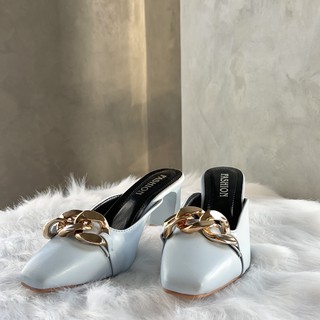 Giày nữ búp bê cao gót phong cách Hàn Quốc