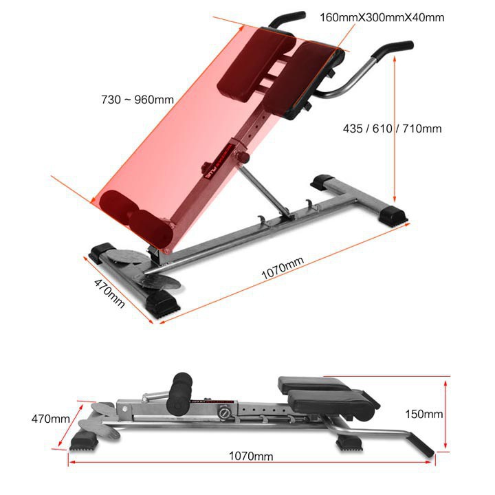 [HÀNG CHẤT LƯƠNG]- Ghế tập lưng bụng M-001