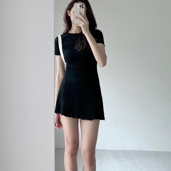 Váy Body Đầm Thun Ôm Body Ôm Eo Dáng Xòe Tay Ngắn Đi Dự Tiệc Sang Chảnh | WebRaoVat - webraovat.net.vn