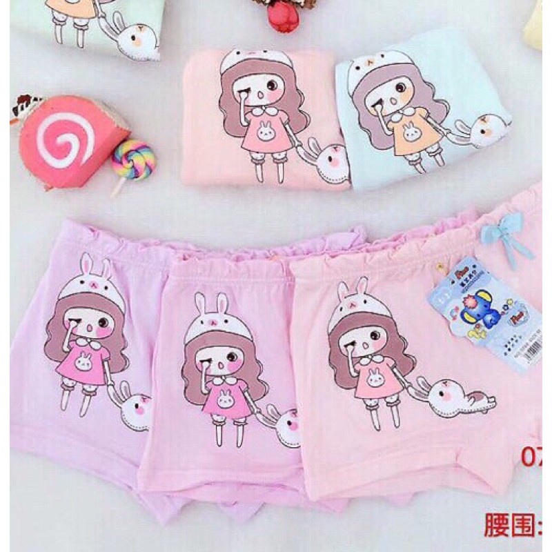 Combo 5 quần chíp đùi bé gái