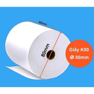 Kết quả h&igrave;nh ảnh cho Giấy in h&oacute;a đơn nhiệt Sakura K80, Phi 80 (Co m&agrave;ng)