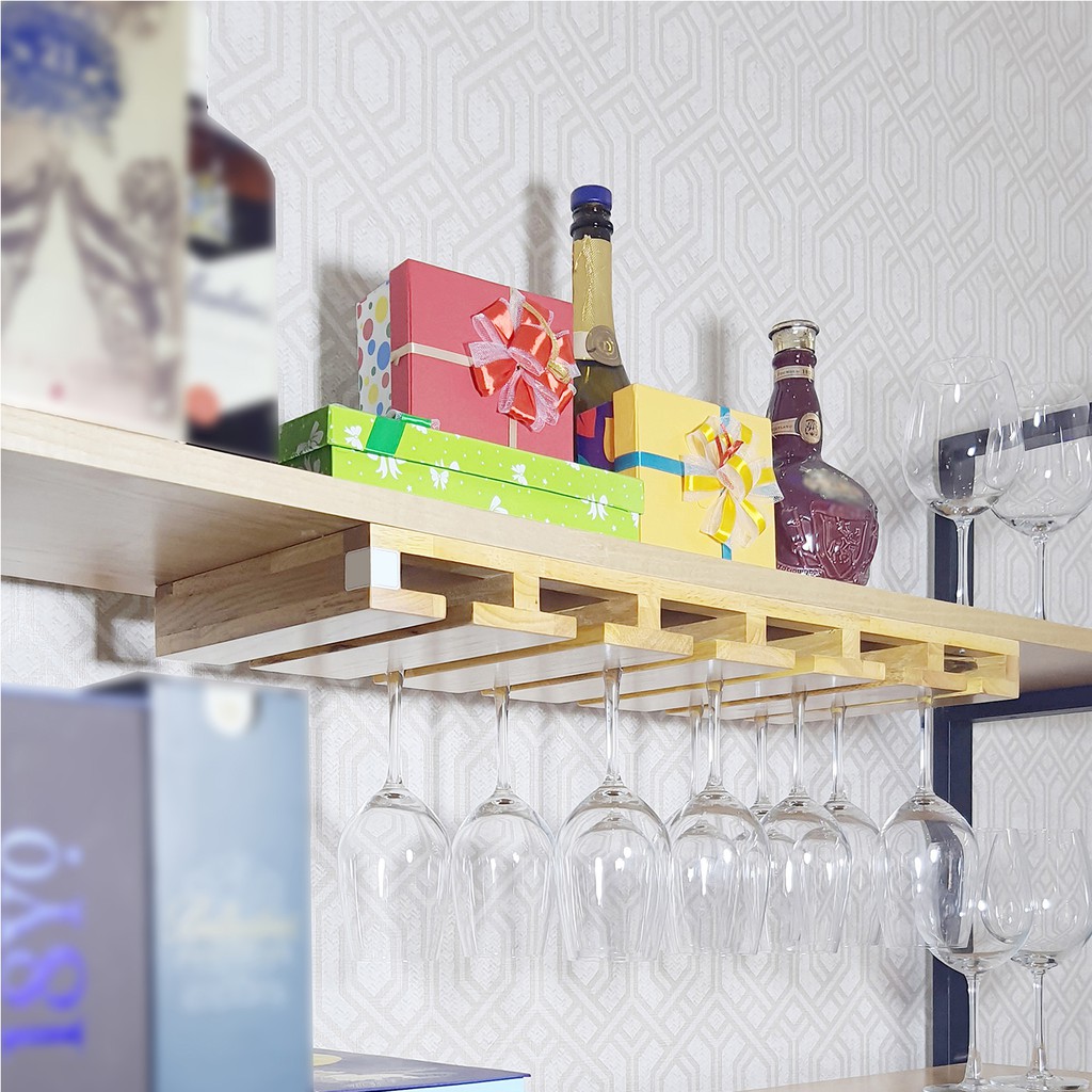 Gía treo ly rượu/ Gía treo ly quầy Bar/ Kệ treo ly pha chế/ Kệ treo ly chén - NHAQA | BigBuy360 - bigbuy360.vn