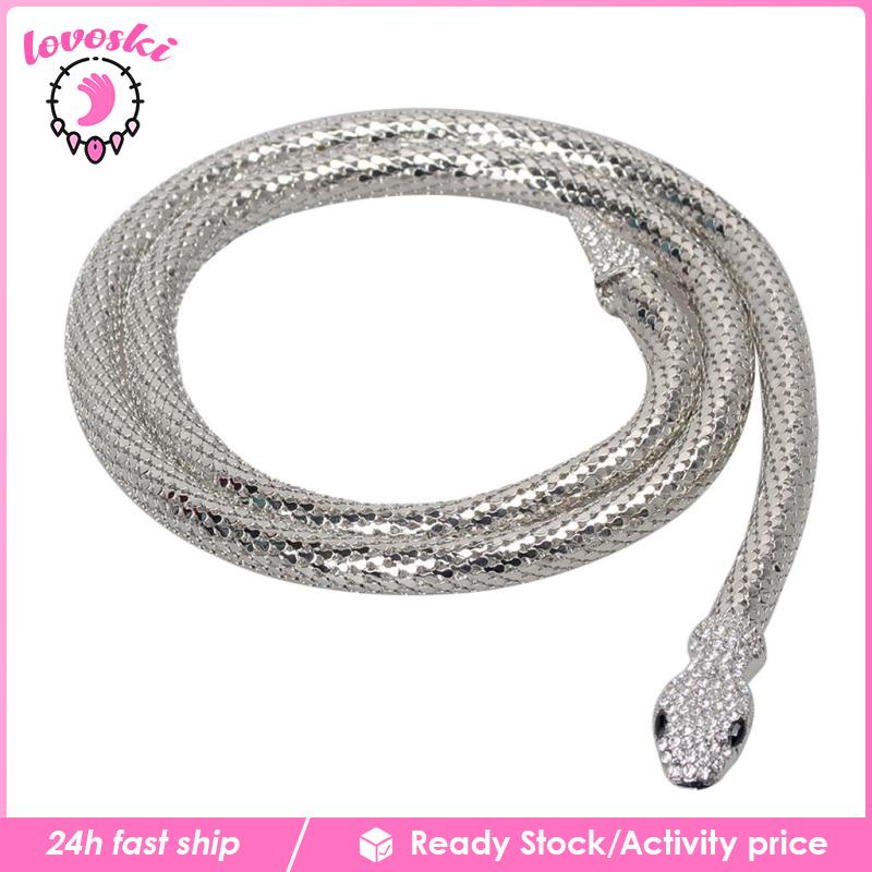 Thắt Lưng Dây Xích Hình Rắn Thời Trang Cho Nữ