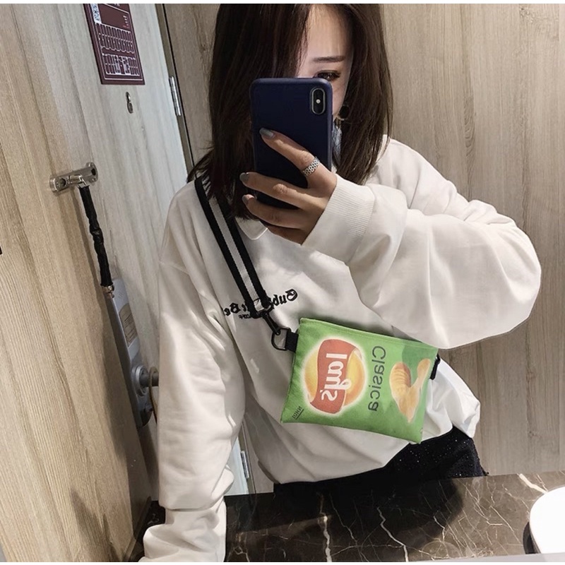 💥HOT💥 Túi đeo chéo hình gói Snack bim bim Lays cute