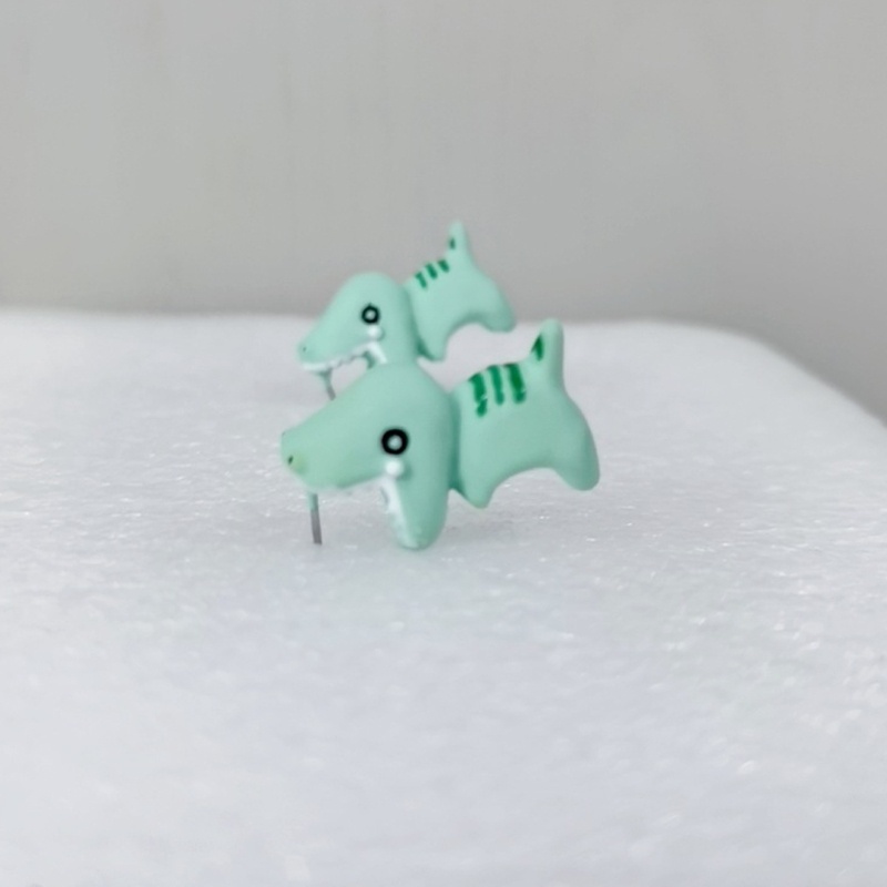 Bông Tai Hình Cá Mập 3D Độc Đáo