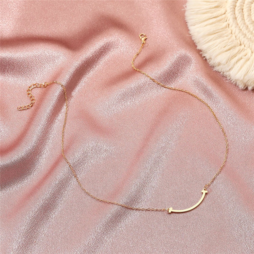 Dây chuyền hợp kim hình mặt cười xinh xắn