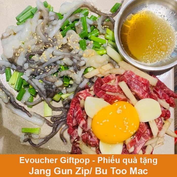 Hà Nội [Evoucher] Phiếu quà tặng thanh toán hóa đơn ăn uống tại cửa hàng Jang Gun Zip 500.000 VNĐ