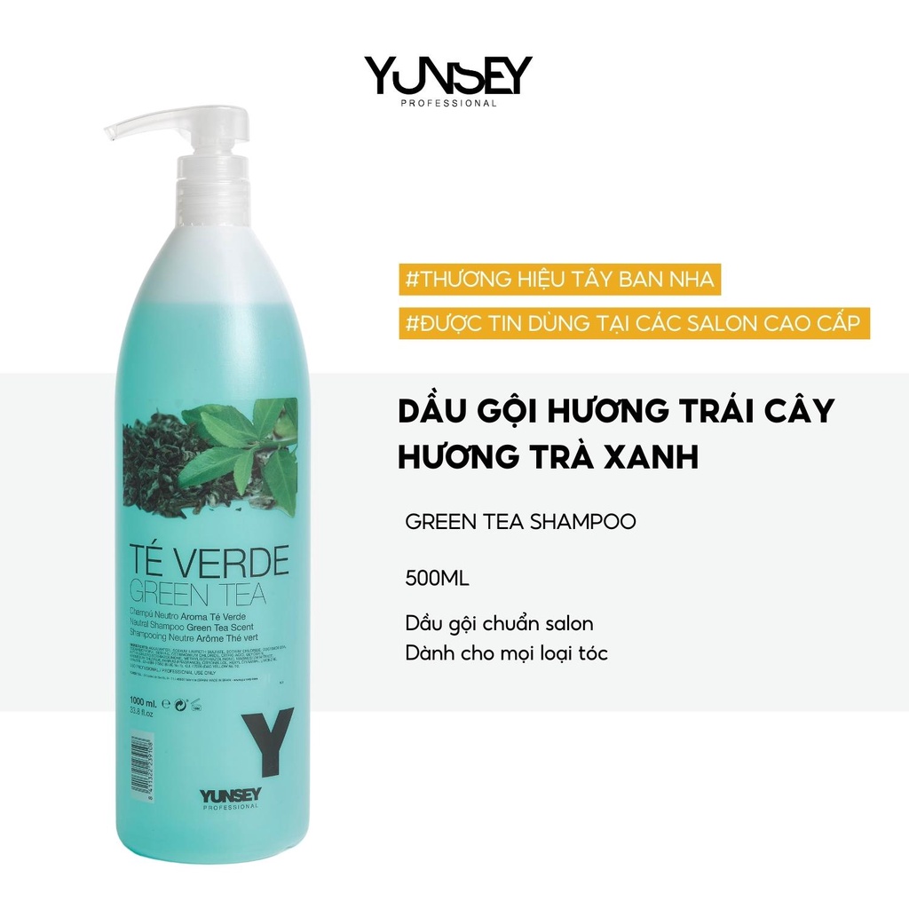 Dầu Gội Hương Trái Cây Dành Cho Mọi Loại Tóc Yunsey 1000ML