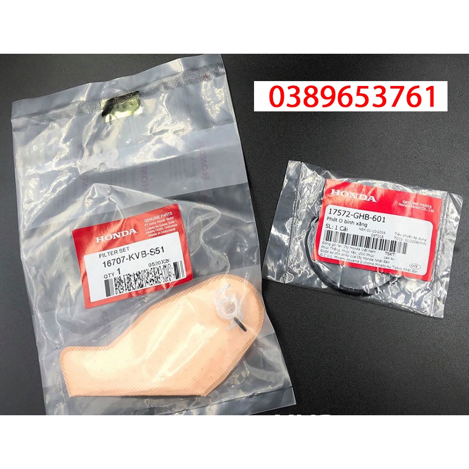 Combo Lọc xăng Winner v1/Winner X/Winner V3/Sonic chính hãng Honda