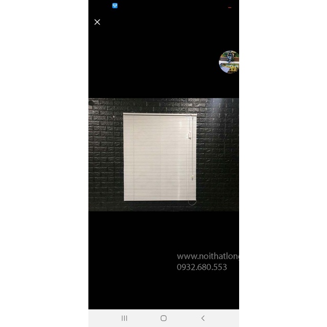 Rèm sáo nhôm có sẵn