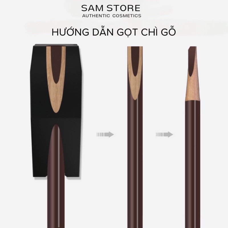 Khuôn gọt đầu chì 4in1 kẻ mày siêu mảnh dùng trong make up chuyên nghiệp và phun xăm