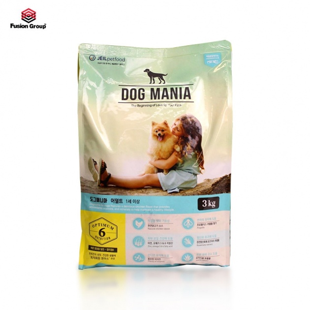 Hạt cho chó lớn Dog Mania 1.5kg 3kg, thức ăn khô cho cún trưởng thành Con Mèo Xiêm