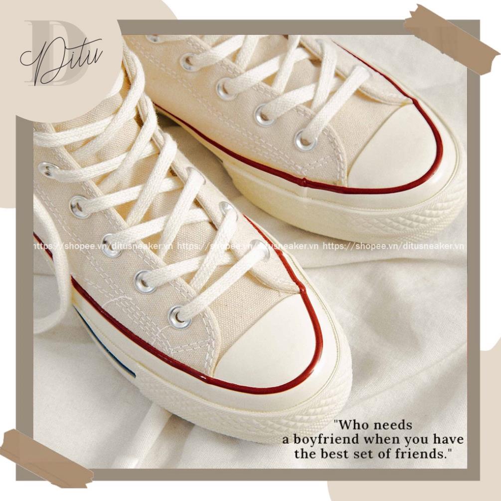 🎄 Giày_Converse Thể Thao Nam Nữ, Giày CV 70s Thời Trang Hight Top Màu Trắng Hàng Đẹp Full Box
