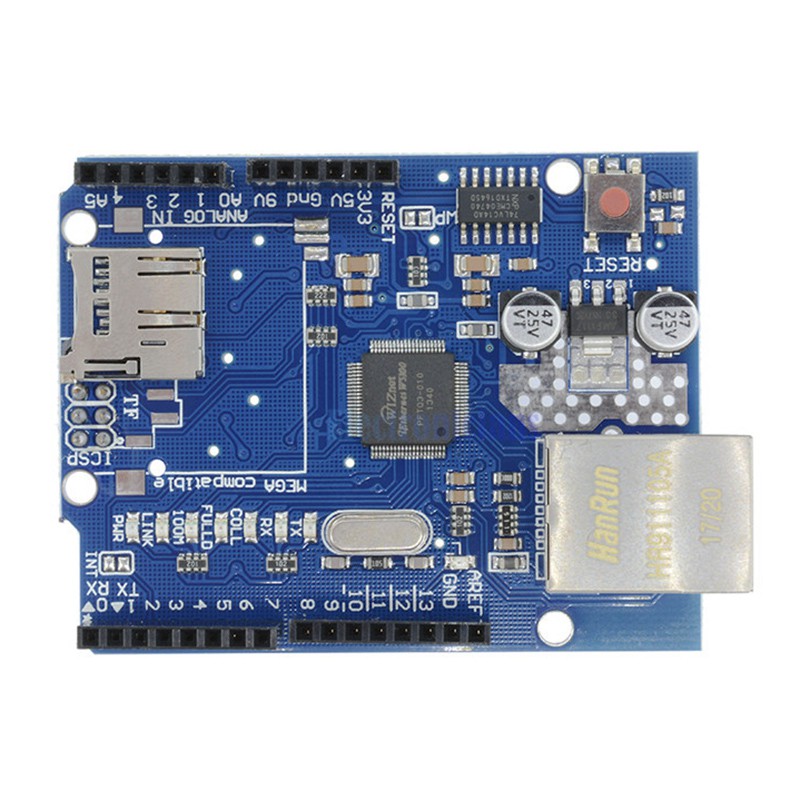 1 Bảng Mạch Mở Rộng Ethernet Shield W5100 Cho Arduino Uno R3 Atmega 328 1280 Mega2560