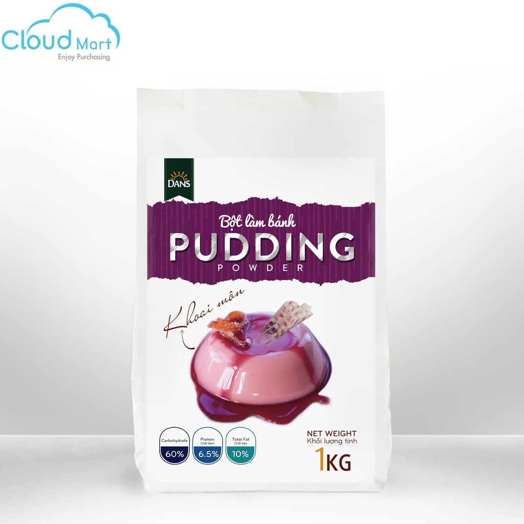 Bột Pudding Khoai môn hiệu Dans 500g