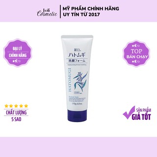 Sữa rửa mặt hatomugi hạt ý dĩ làm sạch và trắng da 130g nguồn gốc nhật bản hàng chính hãng Joli Cosmetic