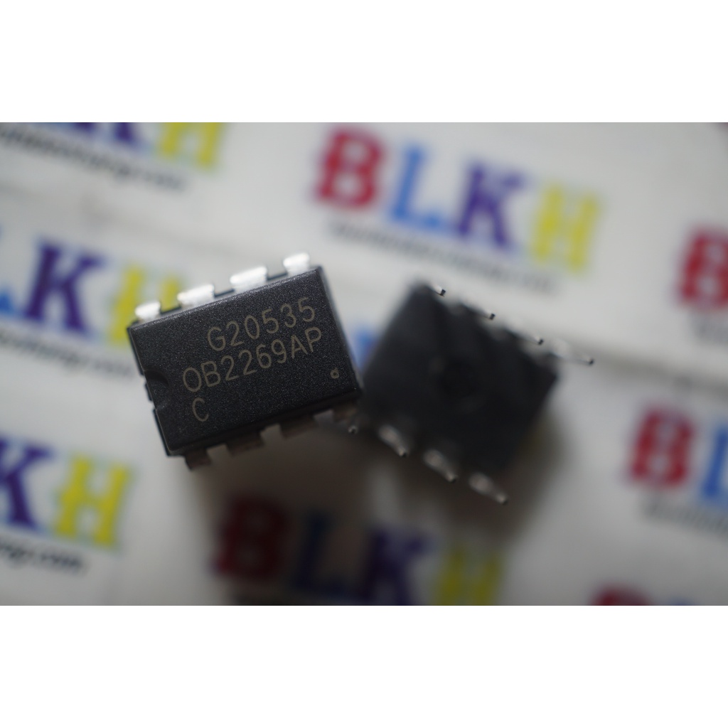 2 IC phát xung Mosfet Driver OB2263AP 2263 DIP-8 chính hãng ON-Bright