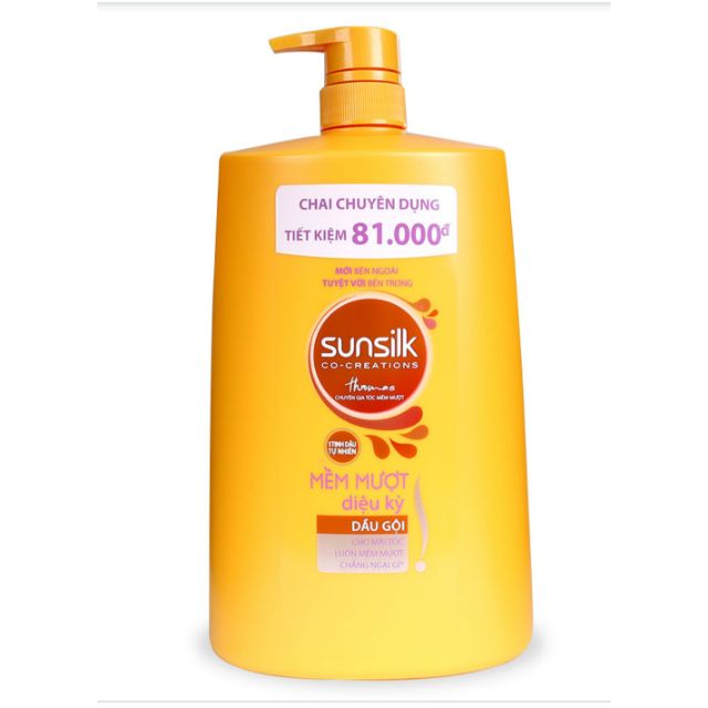 Dầu gội sunsilk vàng, đen 1.4kg