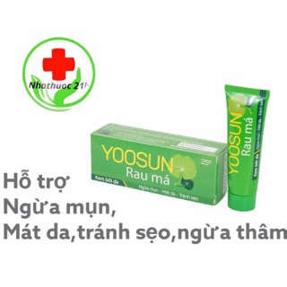 Yoosun Rau má - Ngừa mụn, Mát da, Tránh Sẹo, Mờ thâm (Tuyb 20g)