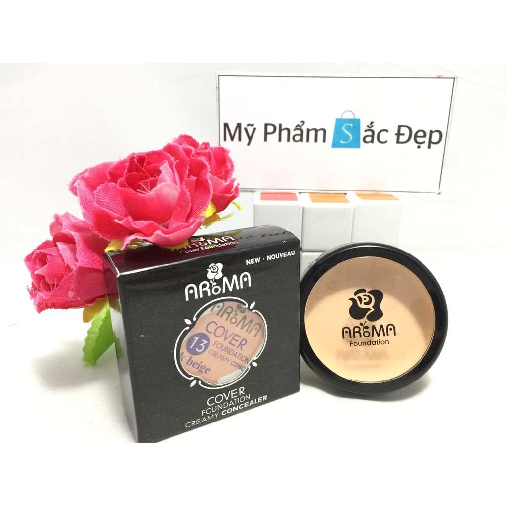 Kem Che Khuyết Điểm Aroma Cover Foundation