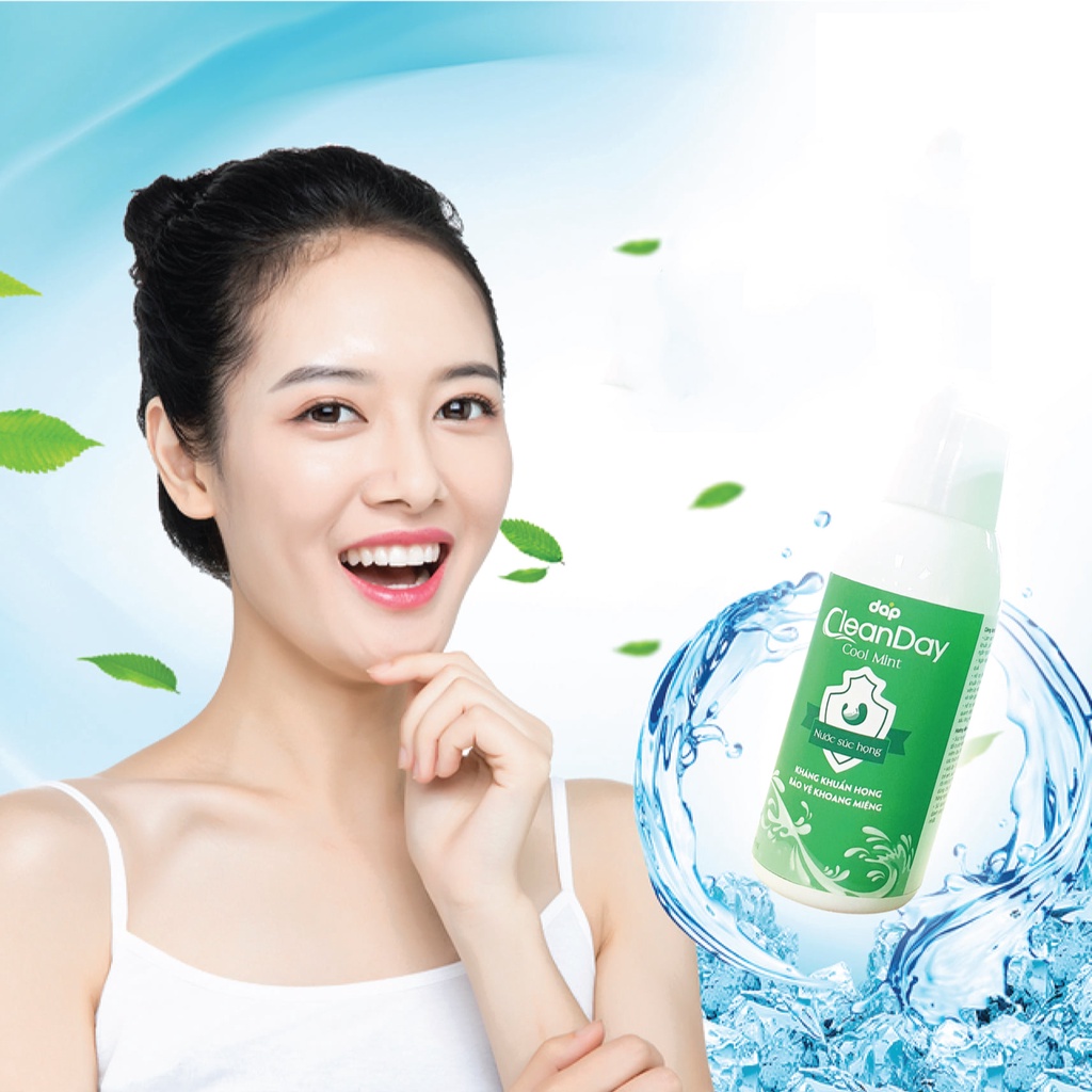 Nước súc họng Cleanday - Sạch khuẩn họng - Bảo vệ khoang miệng